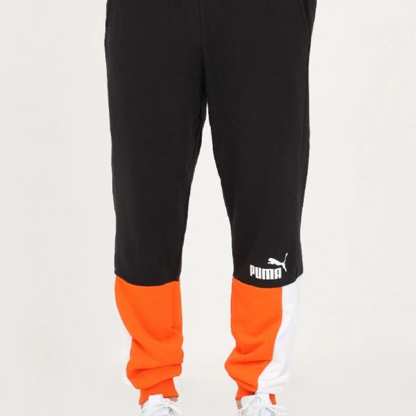 PUMA ESS+ Block Sweatpants TR Cayenne Pepper