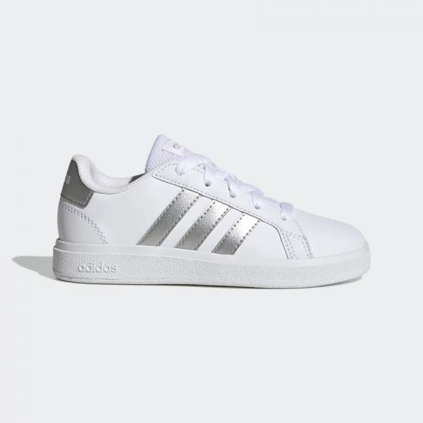 ADIDAS GRAND COURT 2.0 K FTWWHT/MSILVE/MSILVE