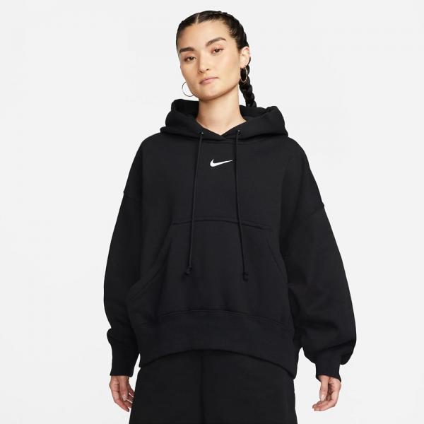 NIKE NIK NIKE SPORTSWEAR PHOENIX FLEECE BLACK/SAIL