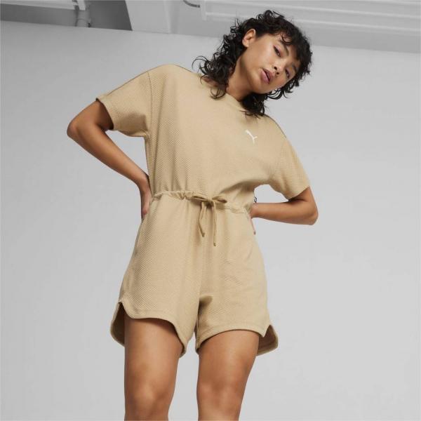 PUMA PUM HER SHORT JUMPSUIT PRAIRIE TAN