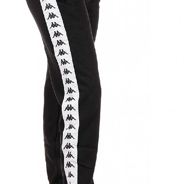 KAPPA PANTALONE 222 BANDA COTTON BARNU BLACK/WHITE