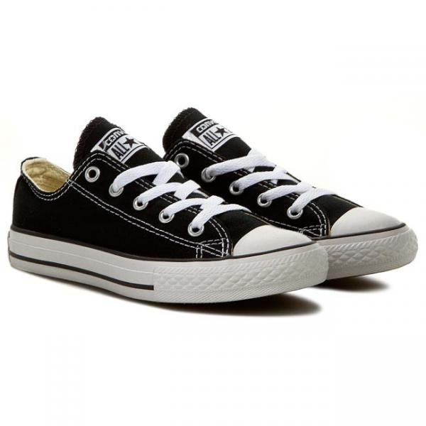 CONVERSE ALL STAR OX KIDS BLACK