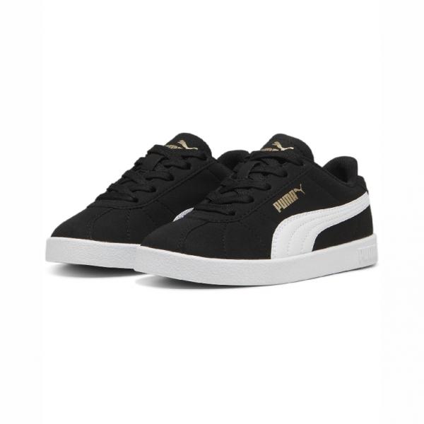 PUMA PUM PUMA CLUB II PS PUMA BLACK-PUMA WHITE-PUMA GOLD