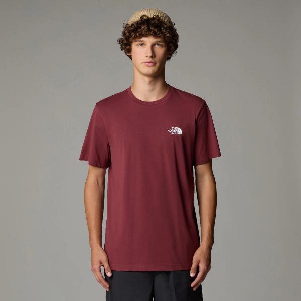 THE NORTH FACE  NTF M SS SIMPLE DOME TEE SUMAC