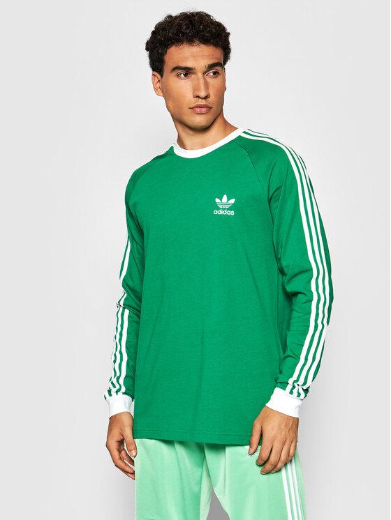 ADIDAS 3-STRIPES LS T GREEN