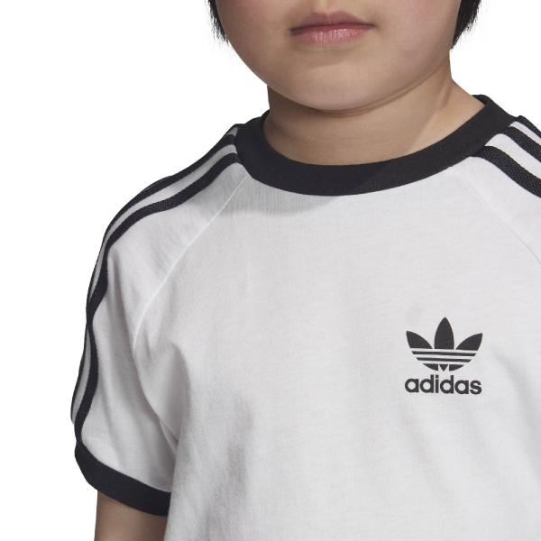 ADIDAS 3STRIPES TEE WHITE/BLACK