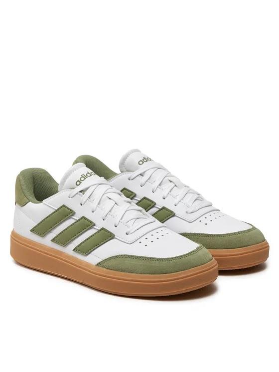 ADIDAS ADI COURTBLOCK J FTWWHT/TENGRN/GUM3