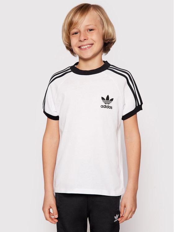 ADIDAS 3STRIPES TEE WHITE/BLACK