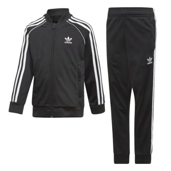 ADIDAS SST TRACKSUIT BLACK/WHITE