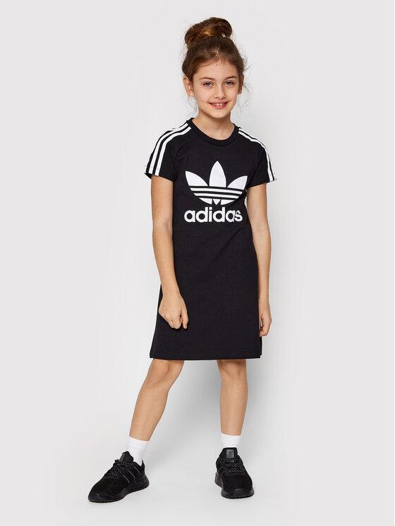 ADIDAS adicolor dress BLACK/WHITE