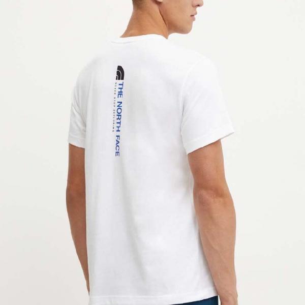 THE NORTH FACE  NTF M VERTICAL SS TEE TNF WHITE