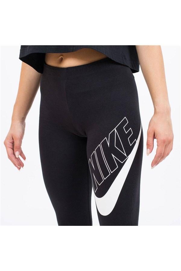 NIKE G NSW FAVORITES GX LEGGING BLACK/WHITE