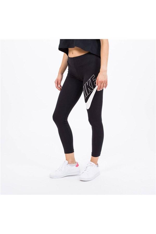 NIKE G NSW FAVORITES GX LEGGING BLACK/WHITE