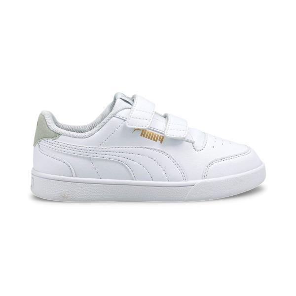 PUMA Puma Shuffle V PS,Puma White-Puma Wh,UK1