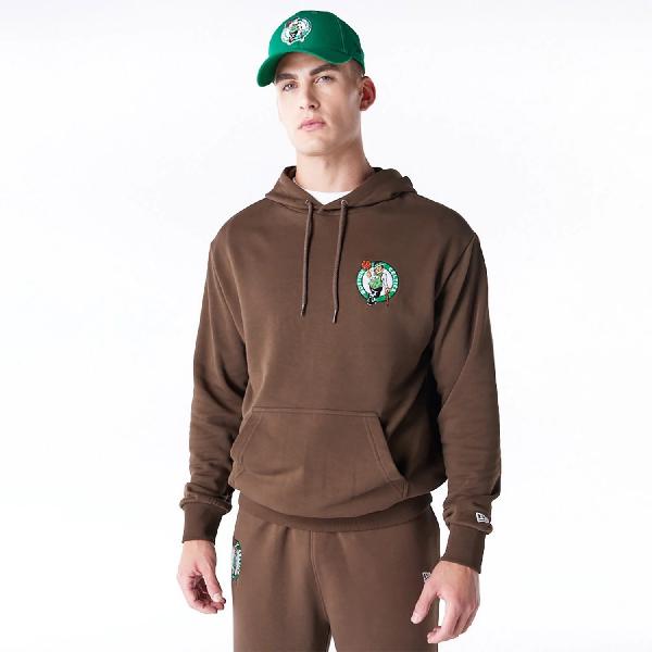 NEW ERA  NEE LEAGUE ESSENTLS INJ OS HOODY BOSCEL WLT DARK BROWN