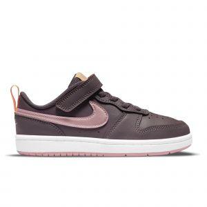 NIKE NIKE COURT BOROUGH LOW 2 (PSV) VIOLET ORE/PINK GLAZE-MELON TINT