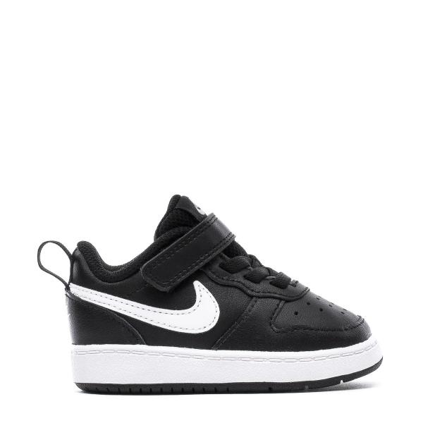 NIKE NIKE COURT BOROUGH LOW 2 (TDV) BLACK/WHITE