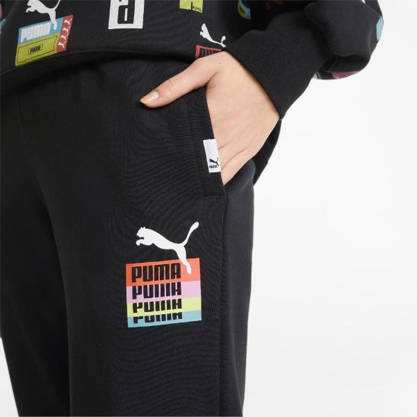 PUMA Brand Love Sweatpant,Puma Black,USXXS