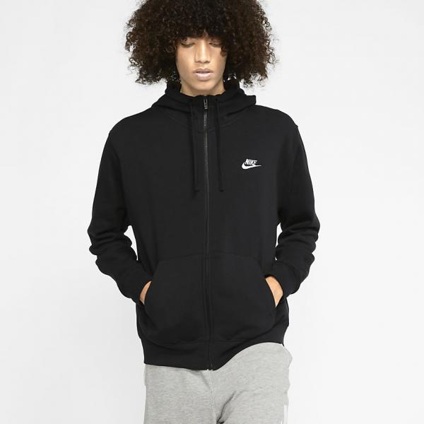 NIKE NIK Nike Sportswear Club BLACK/BLACK/WHITE