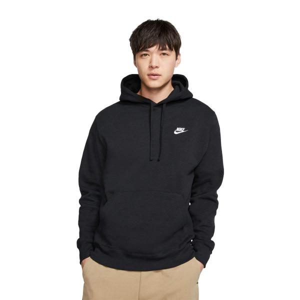 NIKE NIK Nike Sportswear Club Fleece BLACK/BLACK/WHITE