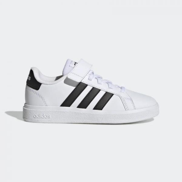 ADIDAS ADI GRAND COURT 2.0 EL FTWWHT/CBLACK/CBLACK