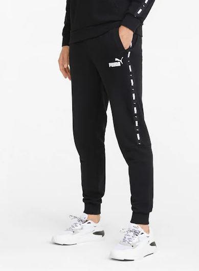 PUMA ESS+ Tape Sweatpants,Puma Black,USXS