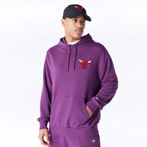 NEW ERA  NEE LEAGUE ESSENTLS INJ OS HOODY CHIBUL DAM DARK PURPLE