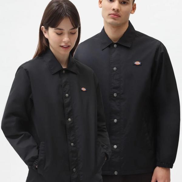 DICKIES OAKPORT COACH JACKET BLACK