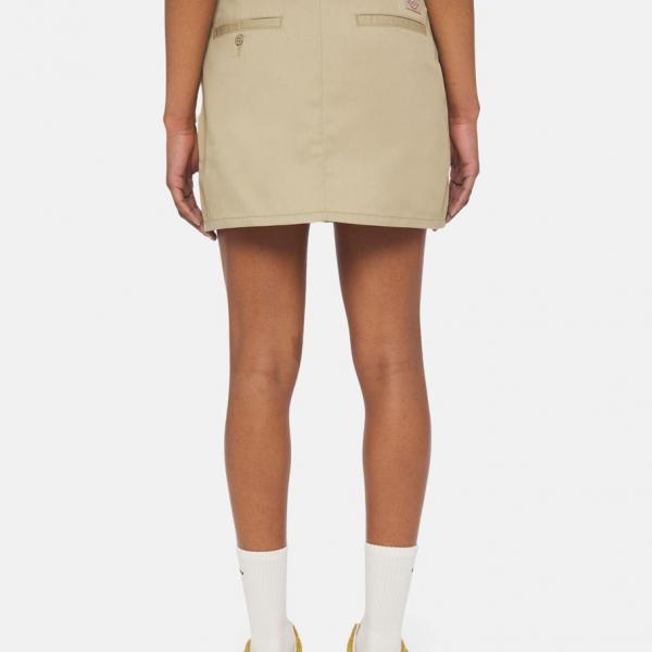 DICKIES MINI WORK SKIRT WHITECAP GRAY