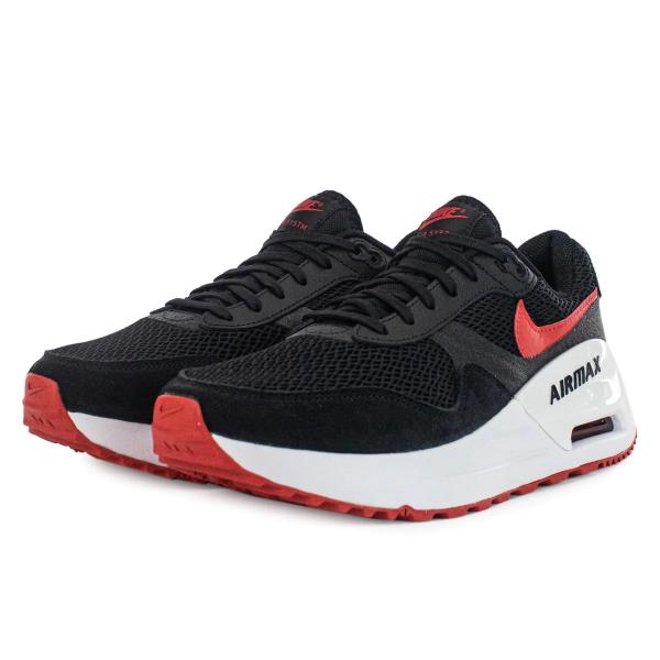 NIKE Nike Air Max SYSTM BLACK/UNIVERSITY RED-WHITE