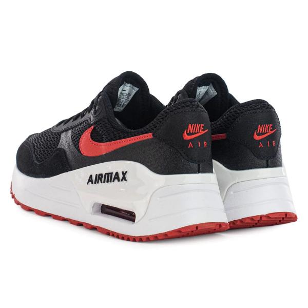 NIKE Nike Air Max SYSTM BLACK/UNIVERSITY RED-WHITE