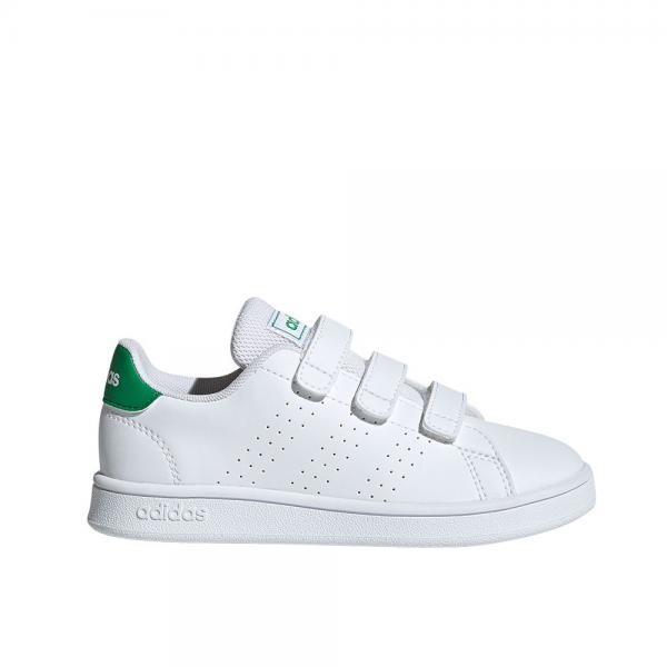 ADIDAS ADVANTAGE C FTWWHT/GREEN/GRETWO