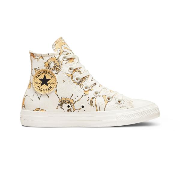 CONVERSE CHUCK TAYLOR ALL STAR SUMMER FLORALS-EGRET/CYBER MANGO/EGRET