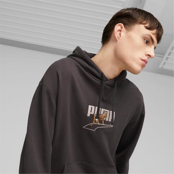 PUMA DOWNTOWN Graphic Hoodie TR PUMA Black