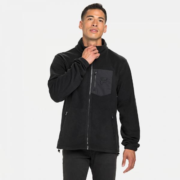 FILA MEN PAXTON fleece jacket black