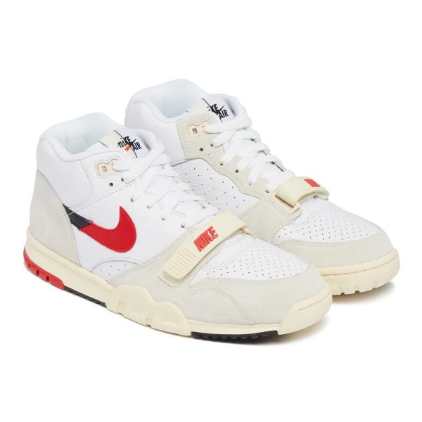 NIKE NIK AIR TRAINER 1 WHITE/UNIVERSITY RED-BLACK-COCONUT MILK