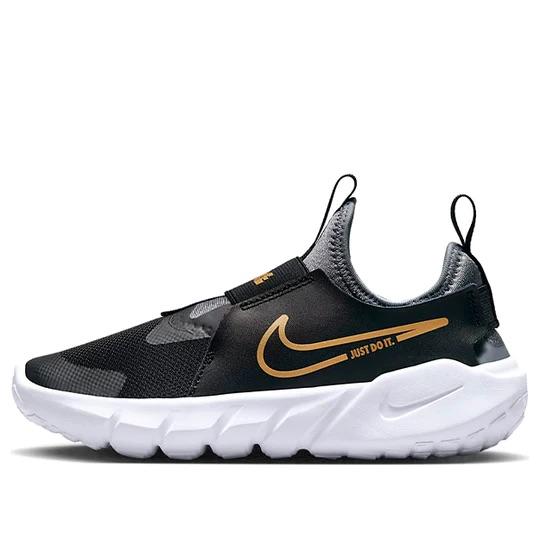 NIKE Nike Flex Runner 2 BLACK/METALLIC GOLD-COOL GREY-WHITE