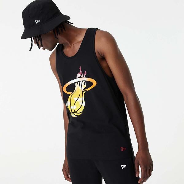 NEW ERA  NBA SKY PRINT TANK MIAHEA  BLKSCA