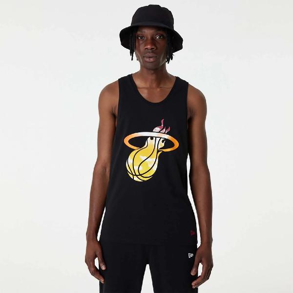 NEW ERA  NBA SKY PRINT TANK MIAHEA  BLKSCA