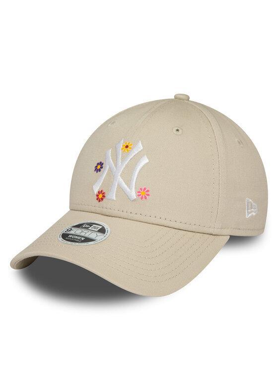 NEW ERA  NEE WMNS FLOWER 9FORTY NEYYAN  STNWHI LIGHT BEIGE