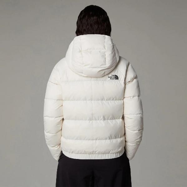 THE NORTH FACE  NTF W HYALITE DOWN HOODIE EU WHITE DUNE