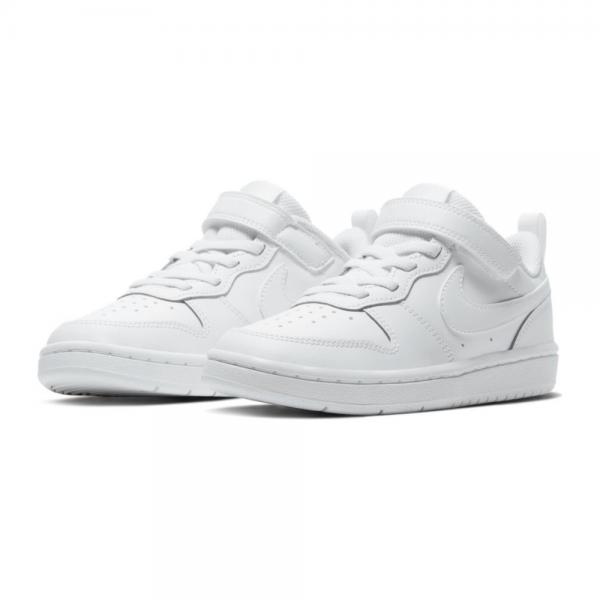 NIKE Nike Court Borough Low 2 WHITE/WHITE-WHITE