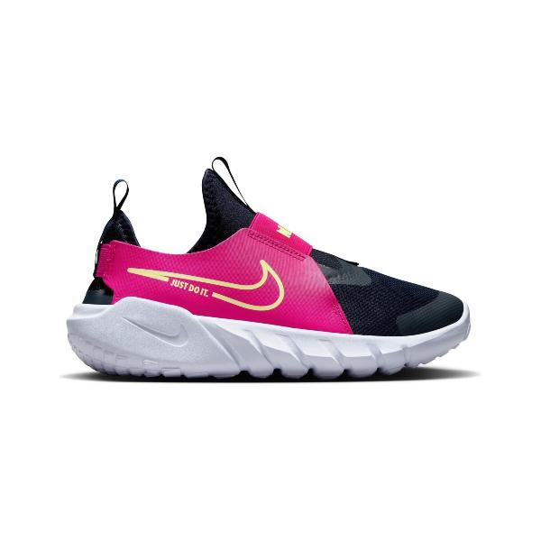 NIKE Nike Flex Runner 2 DARK OBSIDIAN/LIME BLAST-FIREBERRY-WHITE