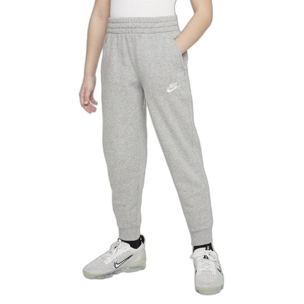 NIKE NIK NIKE CLUB FLEECE DK GREY HEATHER/BASE GREY/WHITE