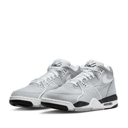 NIKE NIK AIR FLIGHT 89 LT SMOKE GREY/WHITE-BLACK