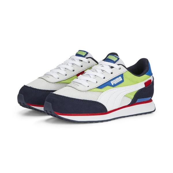 PUMA Future Rider Splash PS Feather Gray-Lily Pad-PUMA White