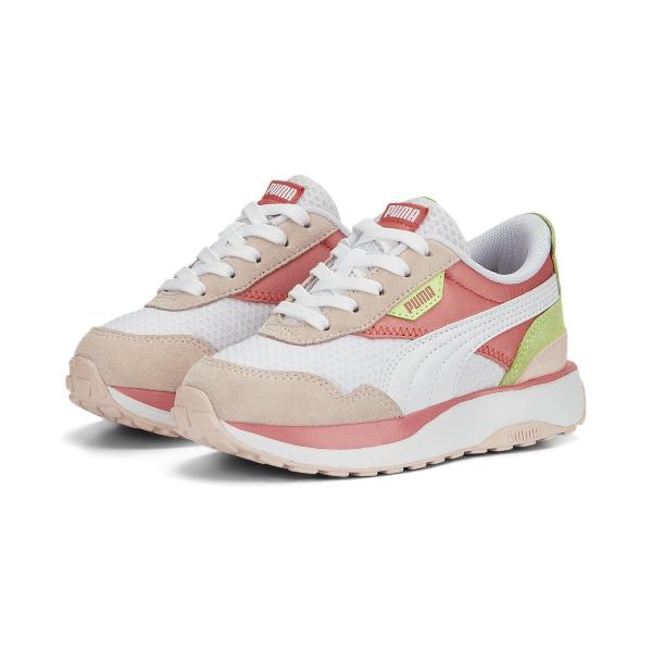 PUMA Cruise Rider Peony PS PUMA White-Loveable-Lily Pad