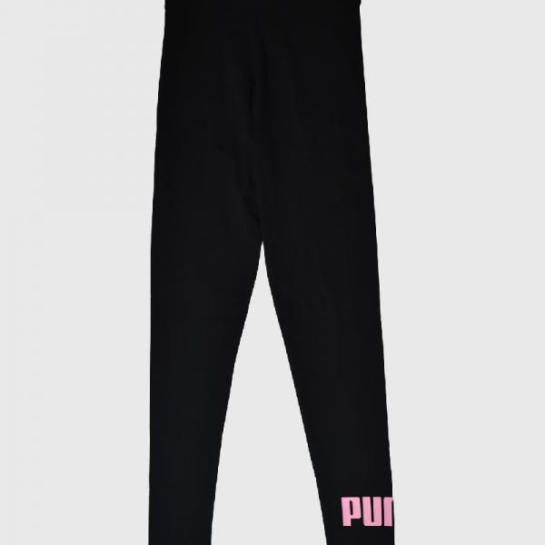 PUMA PUM ESS LOGO LEGGINGS G PUMA BLACK-MAUVED OUT