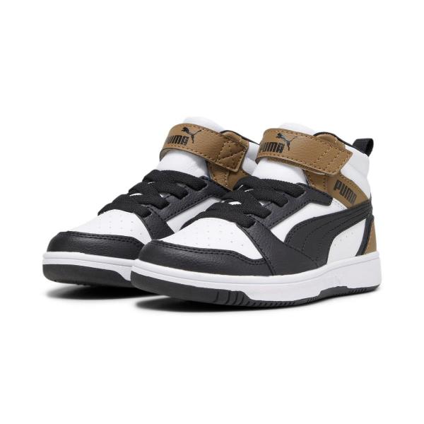 PUMA Puma Rebound V6 Mid AC+ PS White- Black-Chocolate Chip