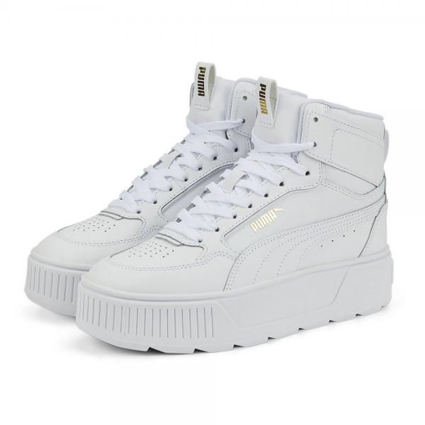 PUMA Karmen Rebelle Mid Puma White-Puma White